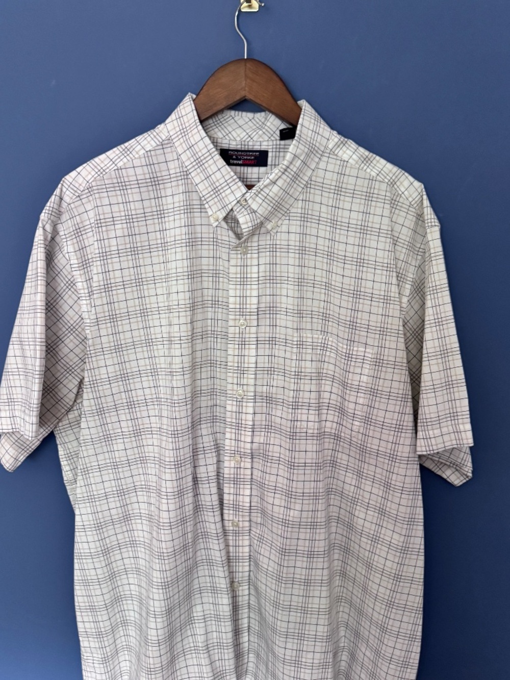 Men's Roundtree & York TravelSmart Button Down Size XXL in EUC